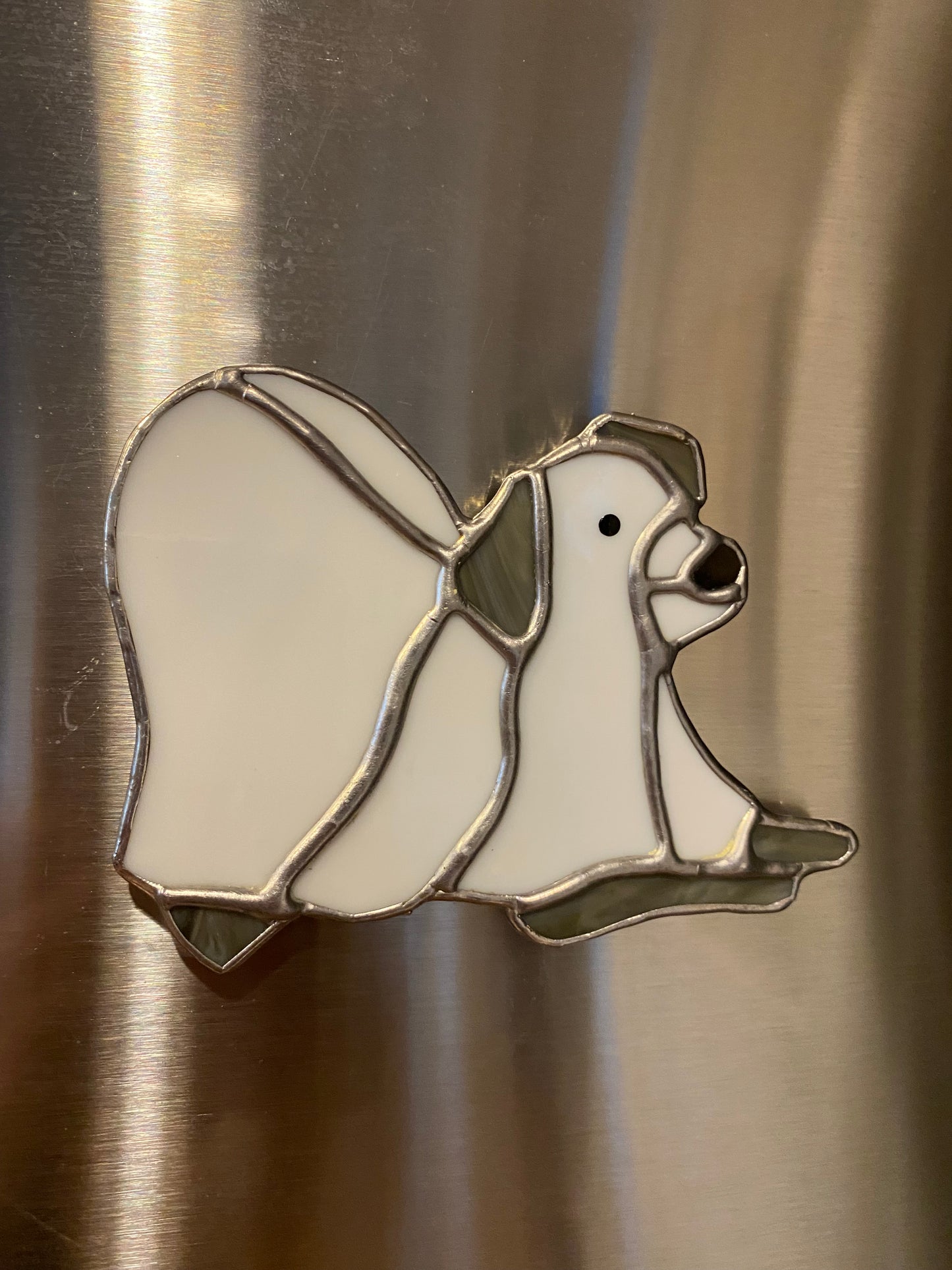 Ghostly Dog Magnet