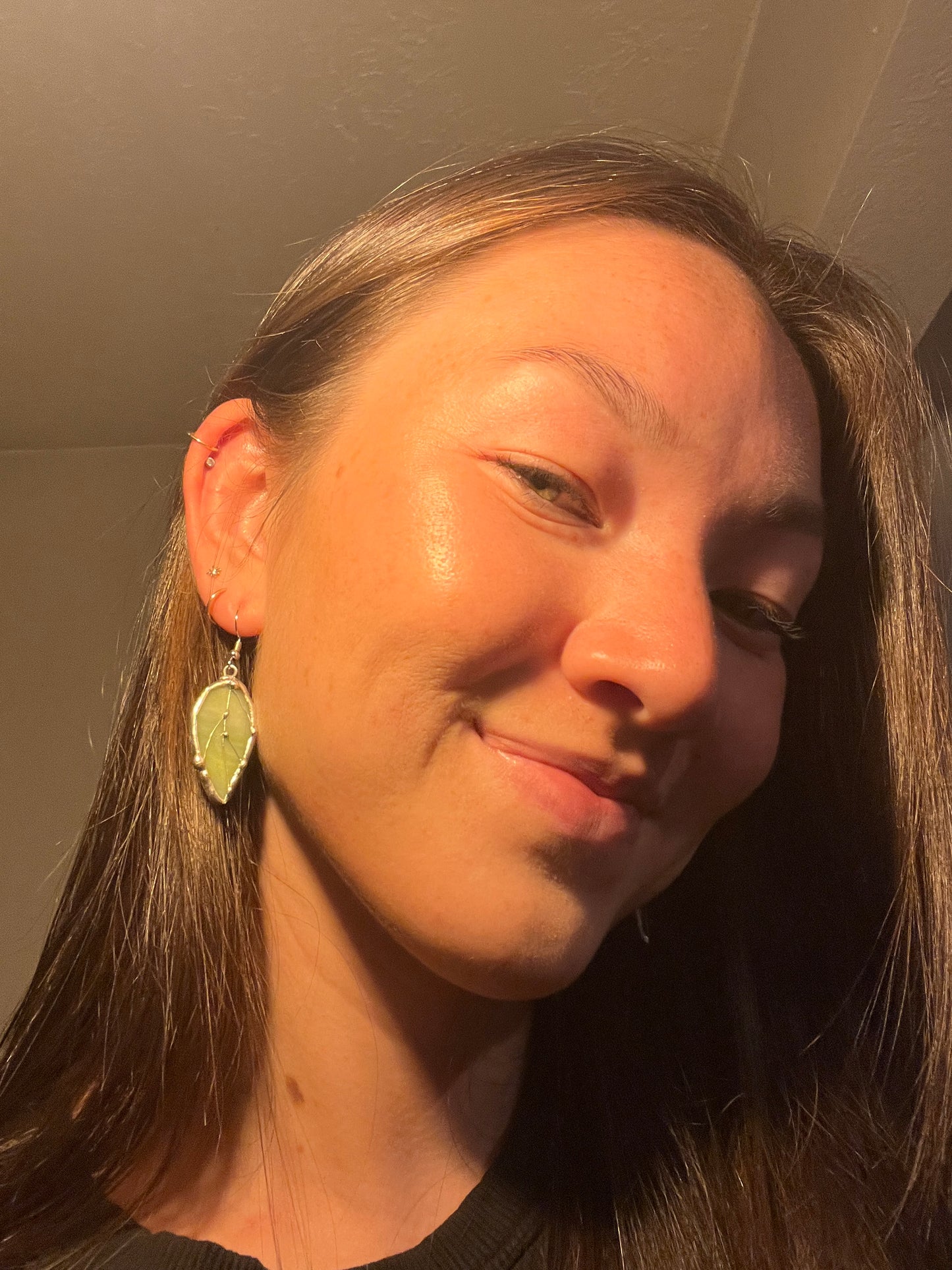 Large Leaf Earrings