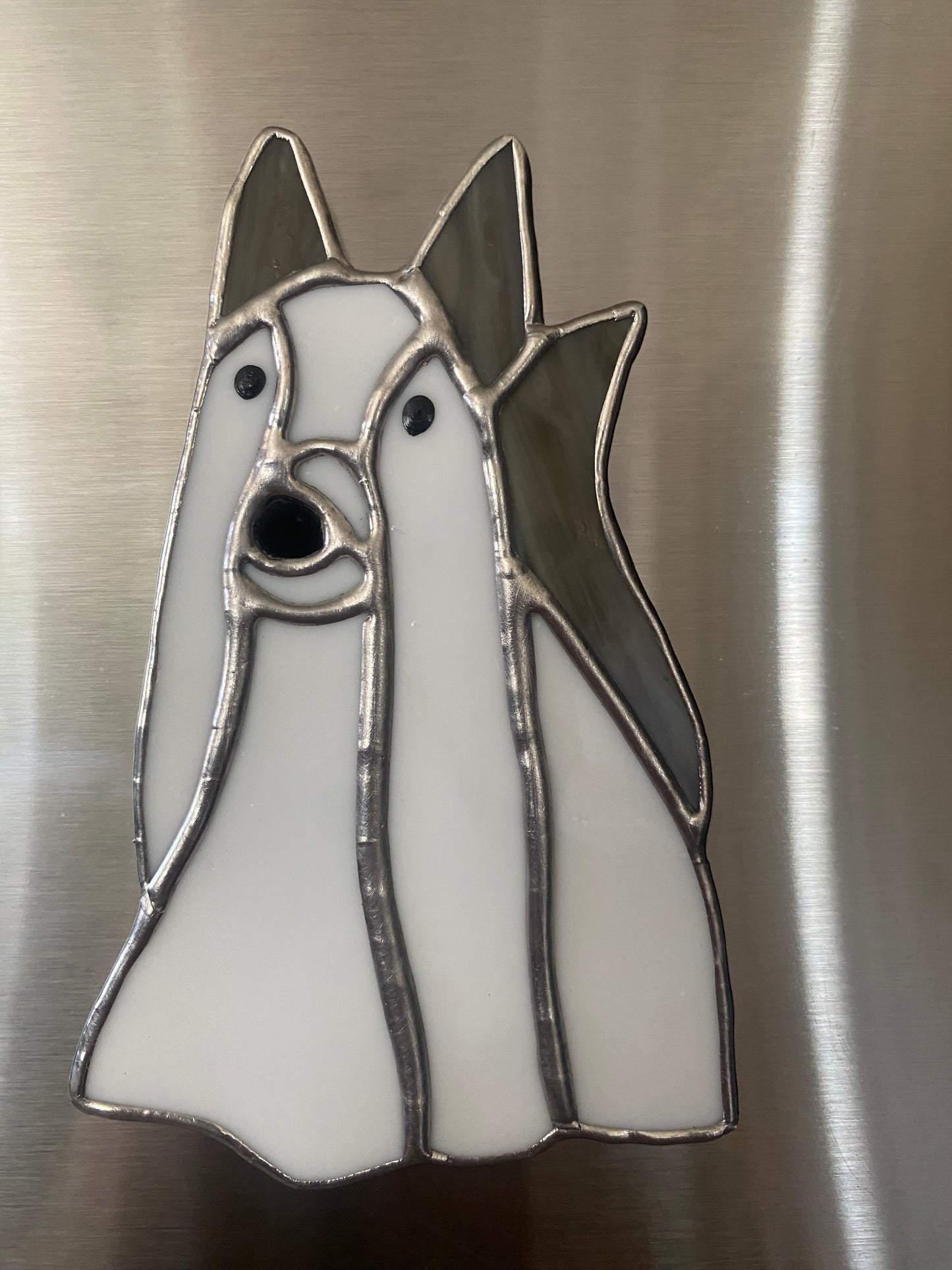 Ghostly Dog Magnet