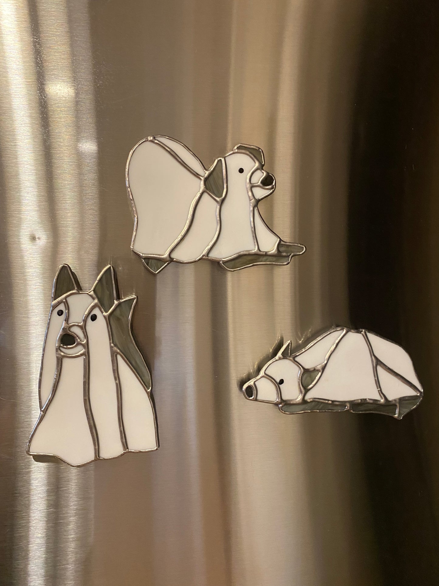 Ghostly Dog Magnet