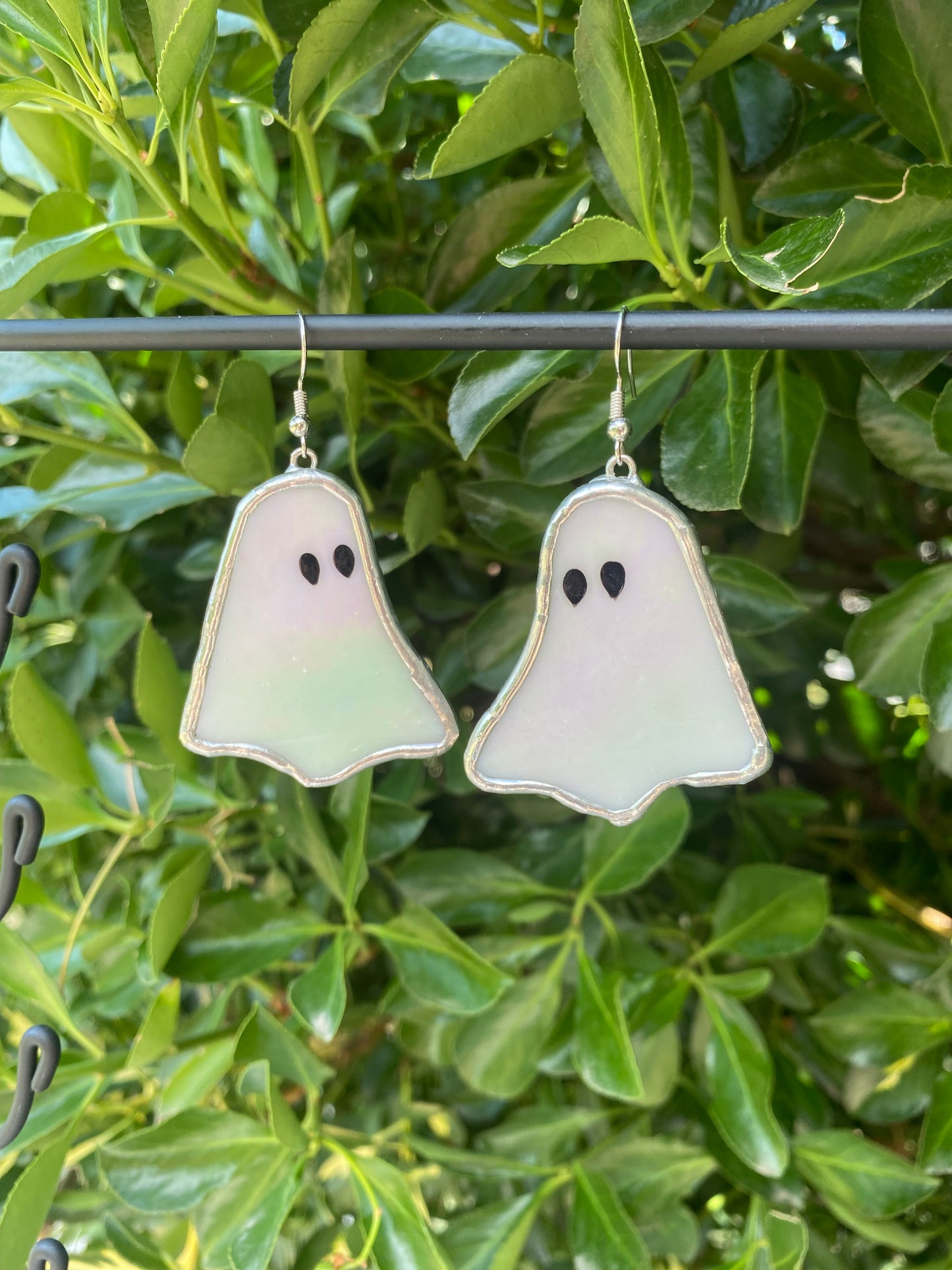 Iridescent Ghost Earrings