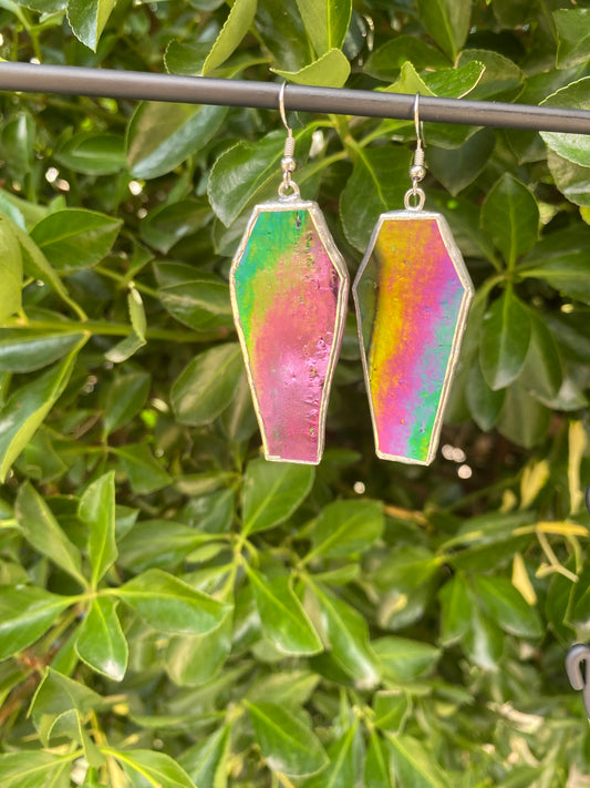Large Coffin Earrings