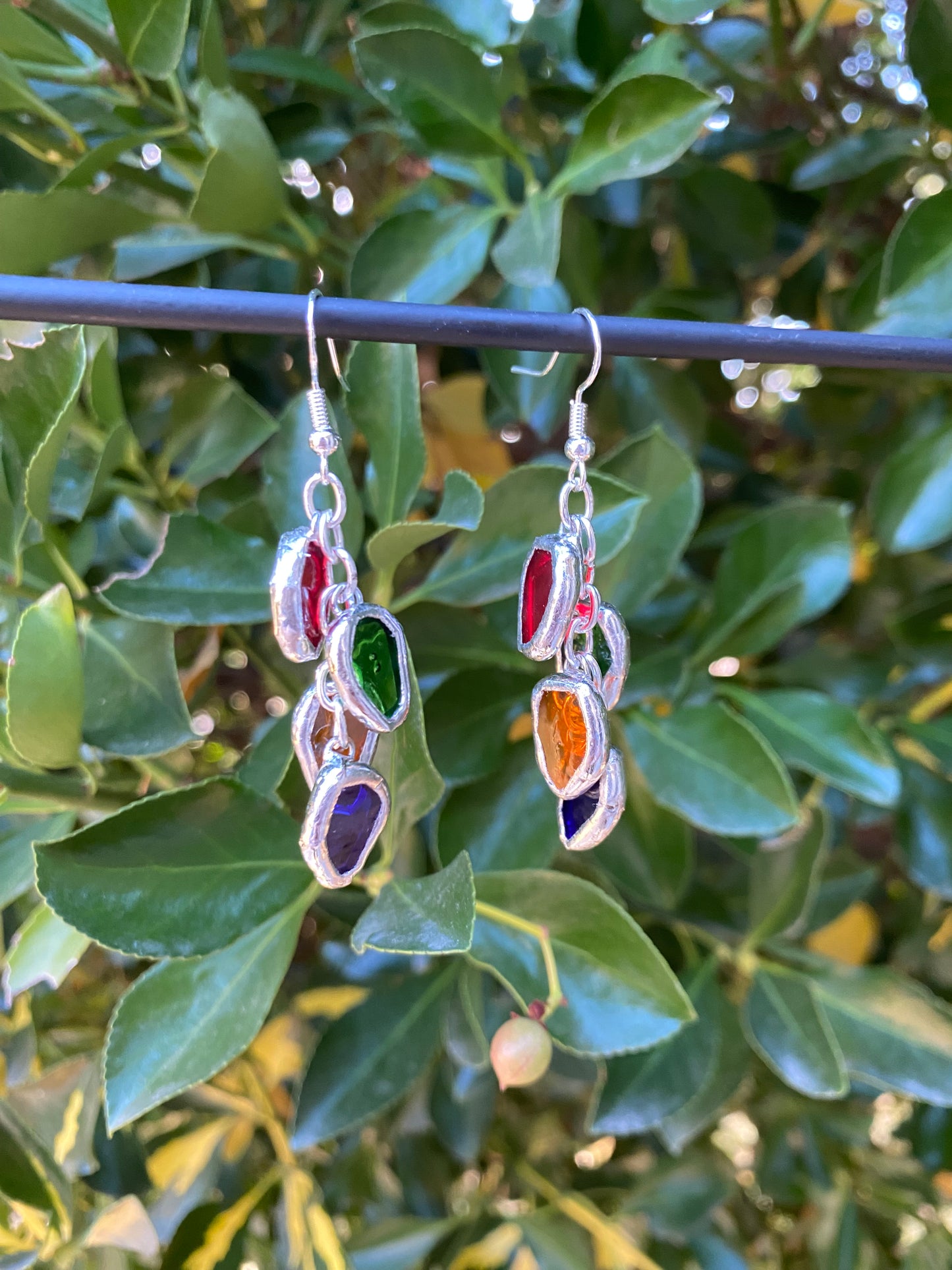 Christmas Light Earrings