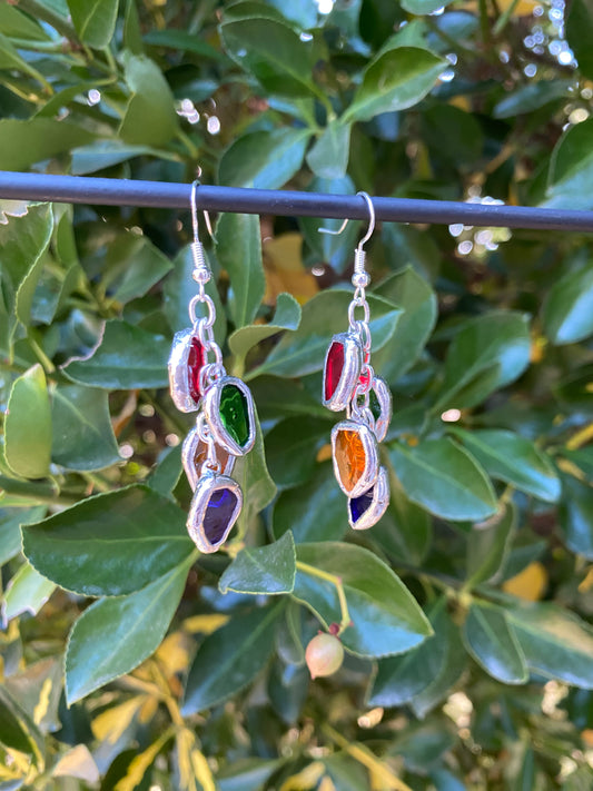 Christmas Light Earrings