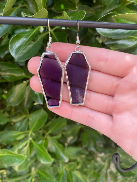Small Coffin Earrings