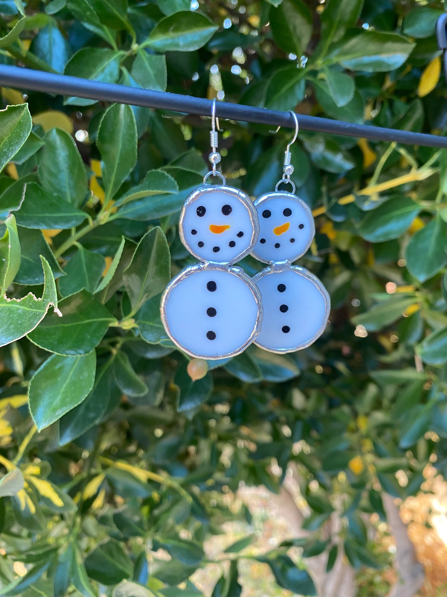 Snowman Earrings
