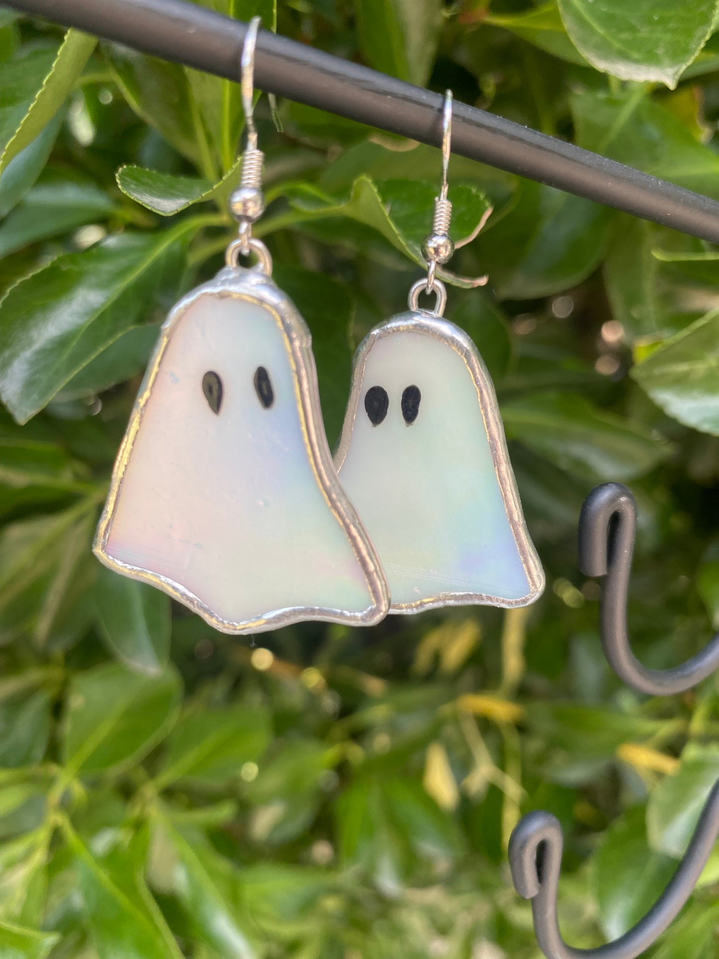 Iridescent Ghost Earrings