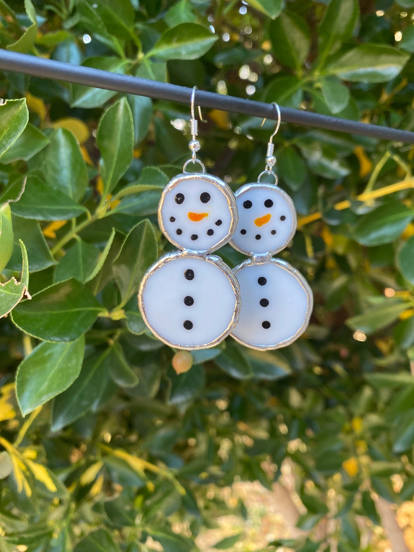 Snowman Earrings